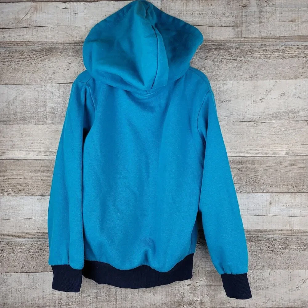 Lilo Stitch Toddler Jacket 5T Ohana Patch Hood Print Pockets Disney Mad Engine